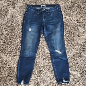 Meritage Dark Wash Distressed Skinny Jeans